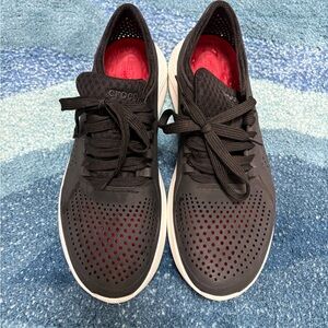 CROCS Black Sneakers with Athletic Comfort